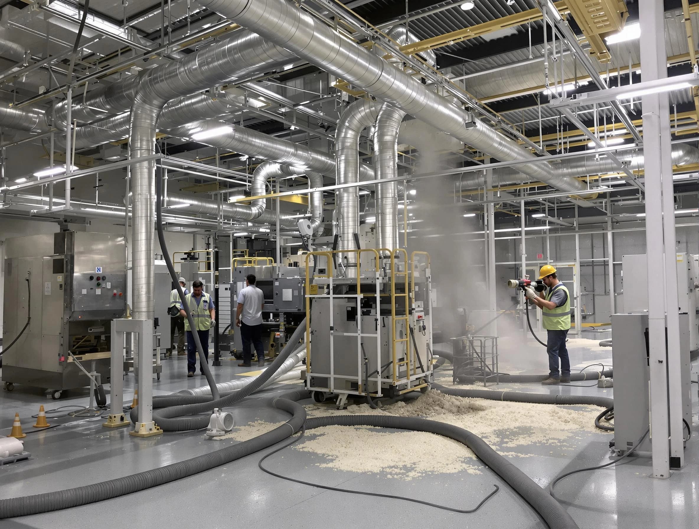 Heavy-duty industrial duct cleaning by East Highland Park Air Duct Cleaning in East Highland Park