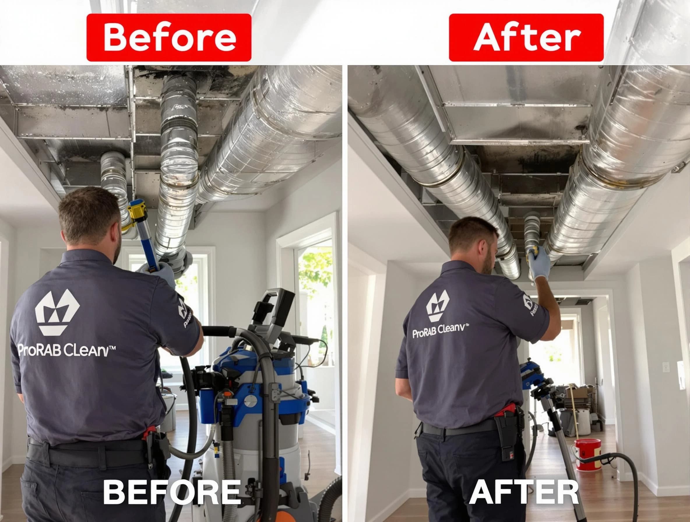East Highland Park Air Duct Cleaning expert performing thorough residential duct cleaning in a East Highland Park home