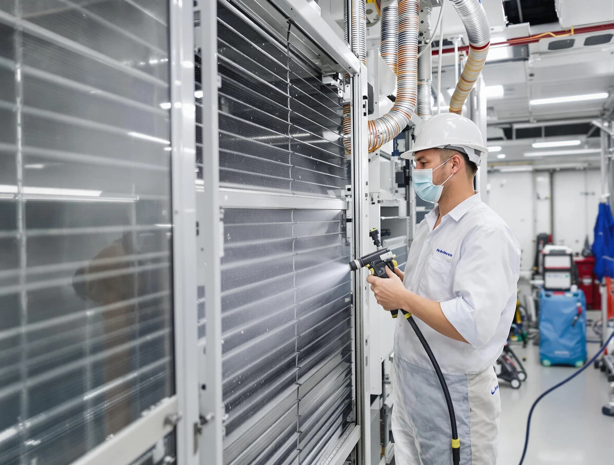 Professional AC coil cleaning by East Highland Park Air Duct Cleaning in East Highland Park