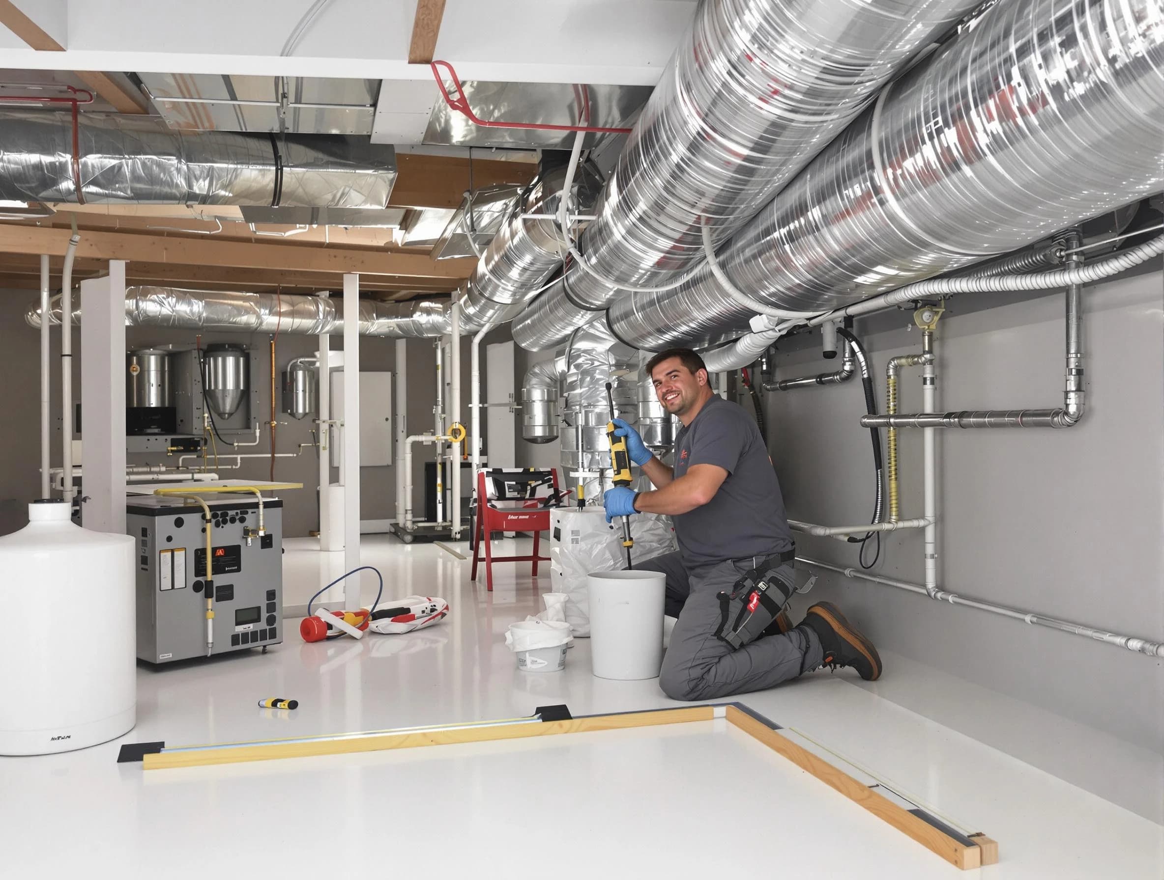Professional duct sealing service by East Highland Park Air Duct Cleaning in East Highland Park