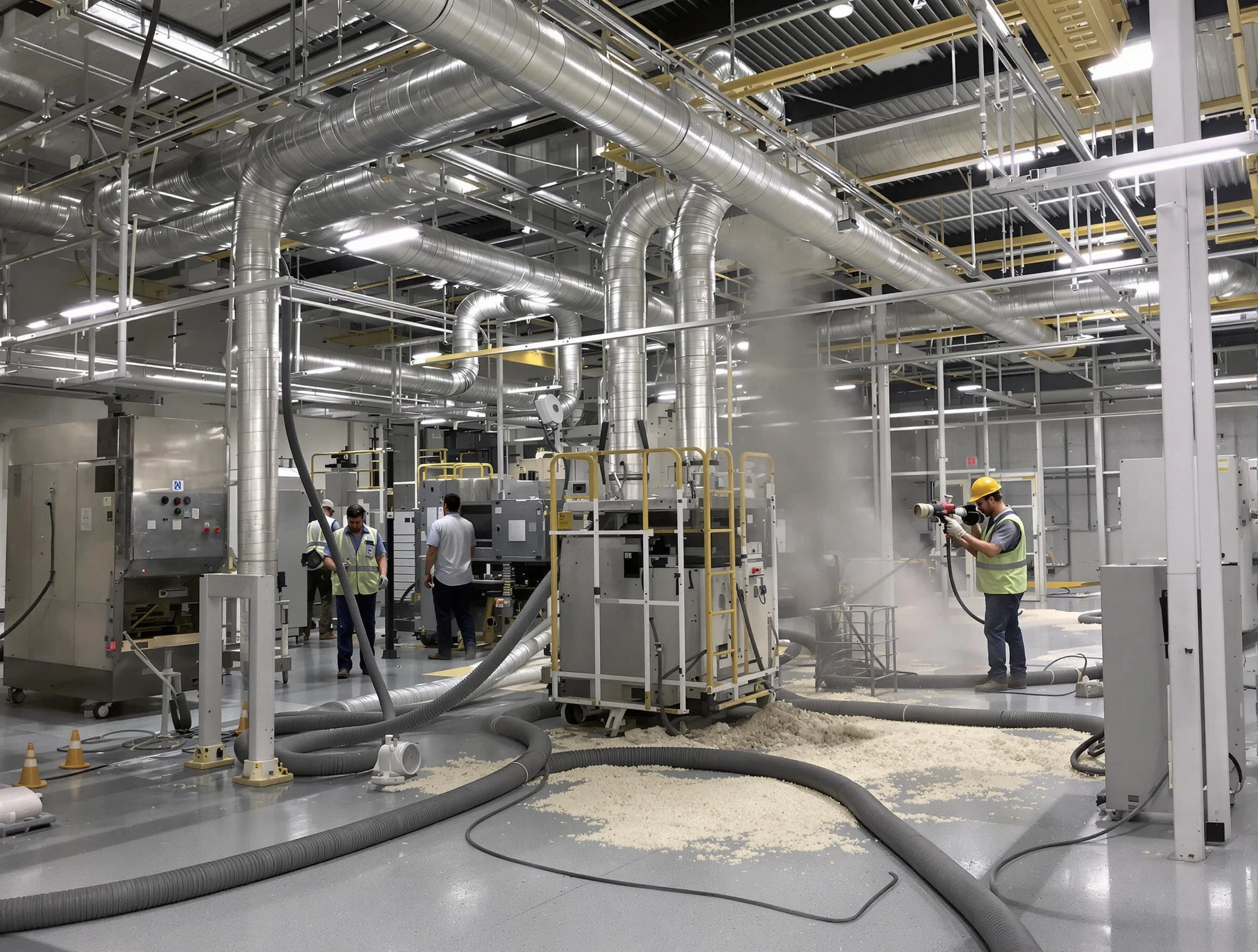 Heavy-duty industrial duct cleaning by East Highland Park Air Duct Cleaning in East Highland Park